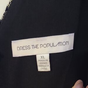 Dress the Population Classic Black Attire